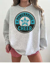 Load image into Gallery viewer, Powerhouse cheer circle retro