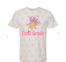 Load image into Gallery viewer, Pencil Bow Tee Custom word