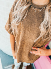 Load image into Gallery viewer, Oversized acid wash tee's
