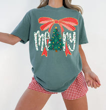 Load image into Gallery viewer, Merry Christmas tree bow