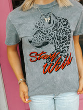 Load image into Gallery viewer, Stay wild mineral wash tee