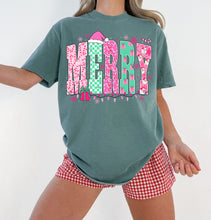 Load image into Gallery viewer, Merry pink & green
