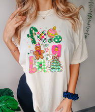 Load image into Gallery viewer, Fa la la la la pink/green