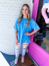 Load image into Gallery viewer, Oversized acid wash tee's