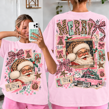 Load image into Gallery viewer, Merry Santa leopard collage