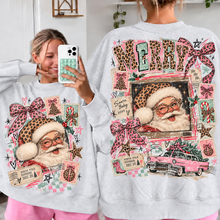 Load image into Gallery viewer, Merry Santa leopard collage