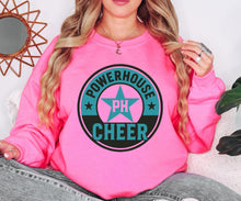 Load image into Gallery viewer, Powerhouse cheer circle retro