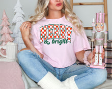 Load image into Gallery viewer, Merry & Bright varsity checkered
