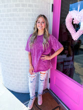 Load image into Gallery viewer, Oversized acid wash tee's