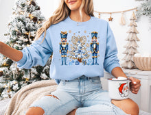 Load image into Gallery viewer, Blue nutcracker + Christmas tree