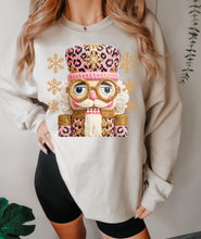 Load image into Gallery viewer, Pink leopard nutcracker