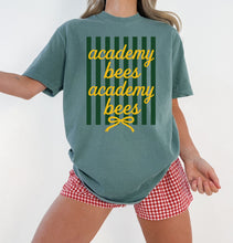 Load image into Gallery viewer, Academy bees stripe bow coquette