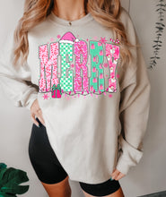 Load image into Gallery viewer, Merry pink & green