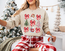 Load image into Gallery viewer, Santa + Christmas Tree Red Coquette