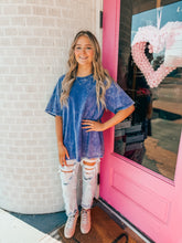 Load image into Gallery viewer, Oversized acid wash tee's