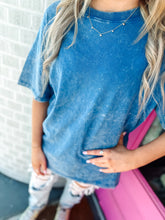 Load image into Gallery viewer, Oversized acid wash tee's