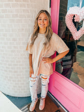 Load image into Gallery viewer, Oversized acid wash tee's