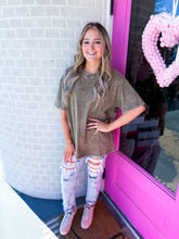 Load image into Gallery viewer, Oversized acid wash tee's