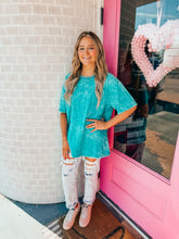 Load image into Gallery viewer, Oversized acid wash tee's