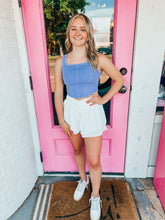 Load image into Gallery viewer, Square neck crop sweater top