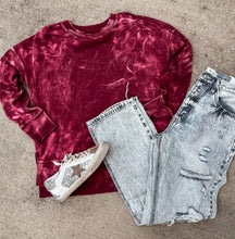 Load image into Gallery viewer, Bleached French Terry sweater