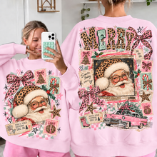 Load image into Gallery viewer, Merry Santa leopard collage