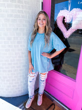 Load image into Gallery viewer, Oversized acid wash tee's