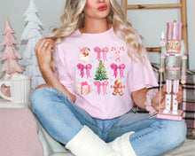 Load image into Gallery viewer, Pink Christmas coquette grid
