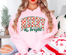 Load image into Gallery viewer, Merry & Bright varsity checkered