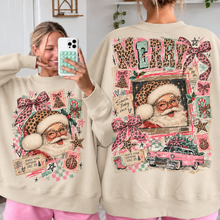 Load image into Gallery viewer, Merry Santa leopard collage