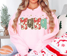 Load image into Gallery viewer, Mama Santa leopard checkered
