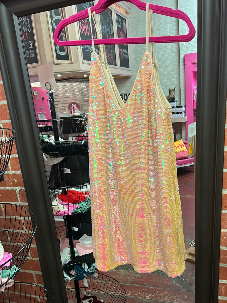 Sequin BuddyLove Womens Dress, Small – Pink Bulldog Boutique