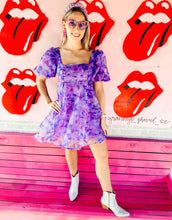 Load image into Gallery viewer, Buddy Love Lyla Puff Sleeve Babydoll Dress