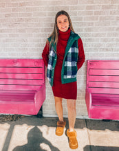 Load image into Gallery viewer, Cable knit sweater dress
