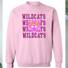 Load image into Gallery viewer, Wildcats Pink Faux Glitter Design
