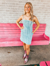 Load image into Gallery viewer, Denim shift dress
