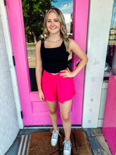 Load image into Gallery viewer, V-shaped high waist active shorts
