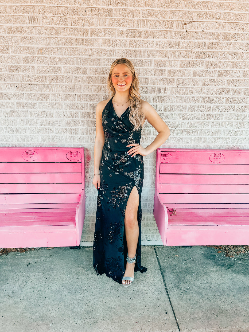 Black fashionova womens formal dress, Medium