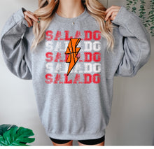 Load image into Gallery viewer, Salado eagles basketball lightning bolt repeat
