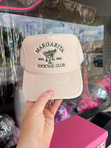 Trucker hats w/ sayings and designs
