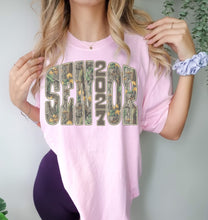 Load image into Gallery viewer, Senior camo 2027 bubble font
