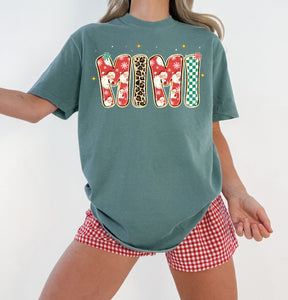 Mimi Santa leopard checkered