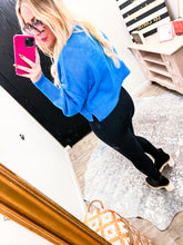 Load image into Gallery viewer, Mock neck crop sweater top
