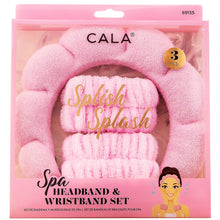 Load image into Gallery viewer, Spa headband &amp; wristband set

