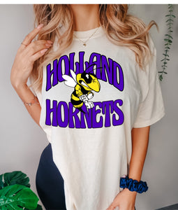 Holland Hornets old school tee