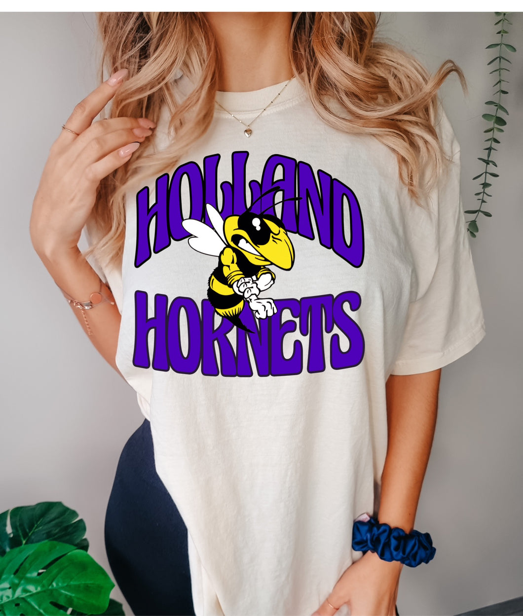 Holland Hornets old school tee