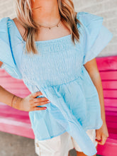 Load image into Gallery viewer, Smocked ruffle top
