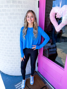 Side slit crop