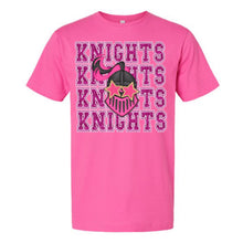 Load image into Gallery viewer, Knights Pink Faux Glitter Design
