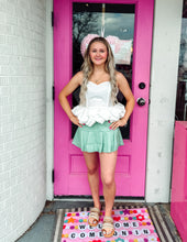 Load image into Gallery viewer, Faux leather spring skorts
